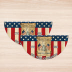 250 Years We The People Fan Flag Decor for America 1776 2026 Anniversary