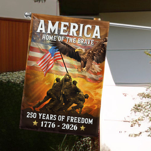 1776 2026 Canvas Double-Sided Flag for 250th Anniversary Decoration