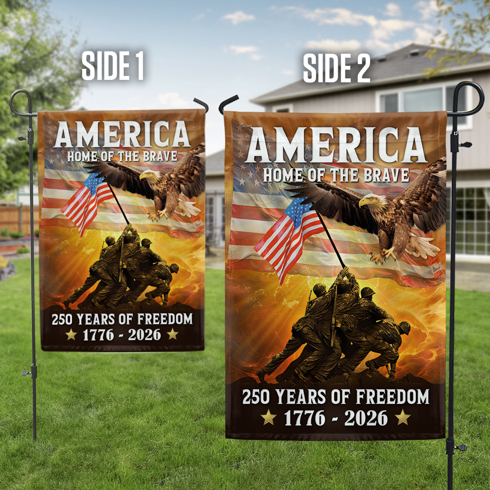 1776 2026 Canvas Double-Sided Flag for 250th Anniversary Decoration