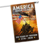 1776 2026 Canvas Double-Sided Flag for 250th Anniversary Decoration