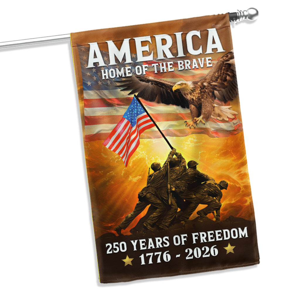 1776 2026 Canvas Double-Sided Flag for 250th Anniversary Decoration