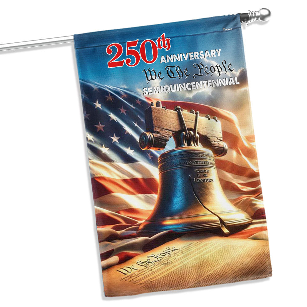 Patriotic 250th Anniversary Flag - American Liberty Bell Flag for Decoration