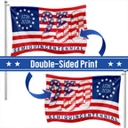 1776 2026 Patriotic Grommet Flag for 250th of America 3-Day Shipping