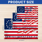 1776 2026 Patriotic Grommet Flag for 250th of America 3-Day Shipping