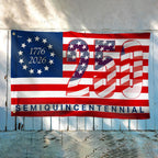 1776 2026 Patriotic Grommet Flag for 250th of America 3-Day Shipping