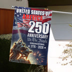 250 Years We The People Military 1776 2026 Patriotic Flag for Decor