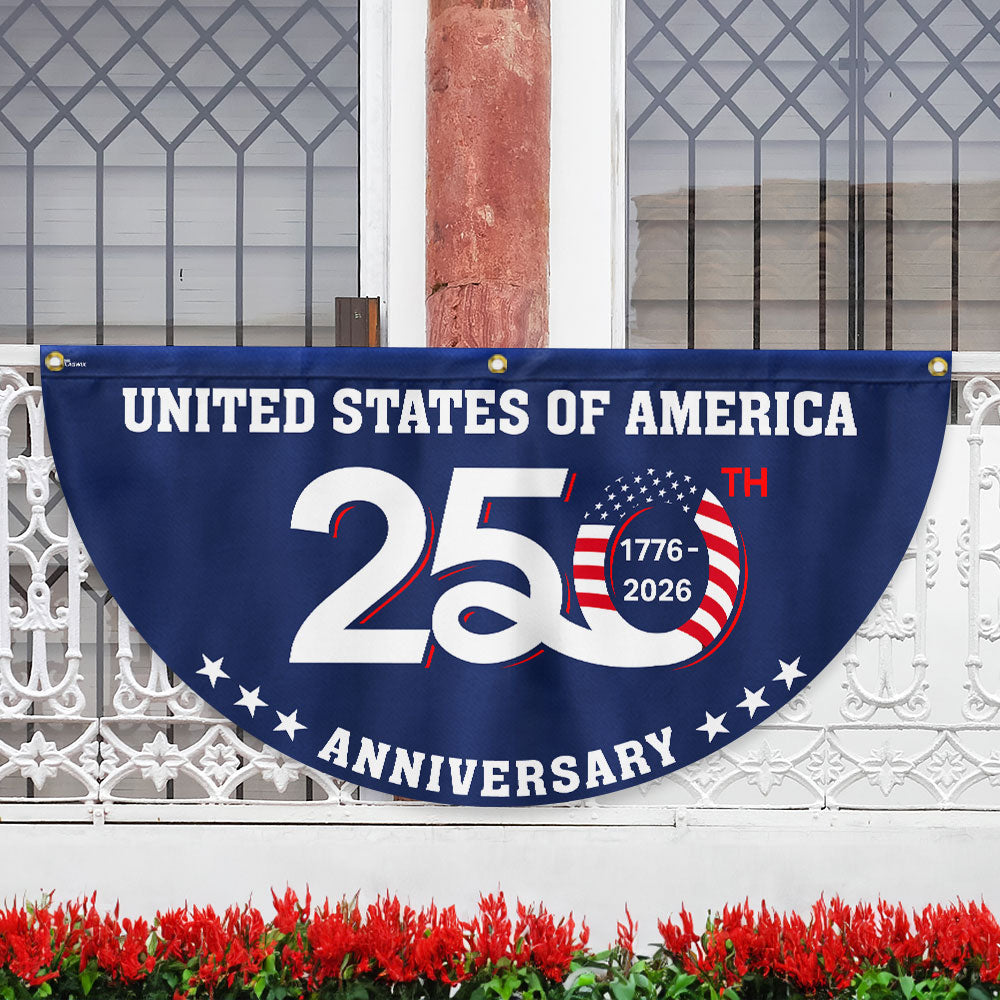 1776 2026 Fan Flag Patriotic Decor for the 250th Anniversary of the US