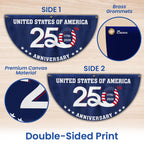 1776 2026 Fan Flag Patriotic Decor for the 250th Anniversary of the US