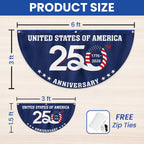 1776 2026 Fan Flag Patriotic Decor for the 250th Anniversary of the US
