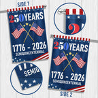 Flagwix American Flag - America 250th Anniversary US Semiquincentennial Flag