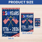 Flagwix American Flag - America 250th Anniversary US Semiquincentennial Flag
