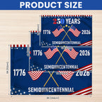 Flagwix American Flag - America 250th Anniversary Semiquincentennial Grommet Flag