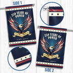 250 Years of Power 1776–2026 USA Anniversary Flag for Patriotic Decor