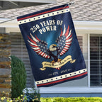 250 Years of Power 1776–2026 USA Anniversary Flag for Patriotic Decor