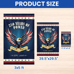 250 Years of Power 1776–2026 USA Anniversary Flag for Patriotic Decor