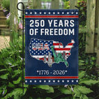 250 Years of Freedom Flag | USA Map Liberty 1776–2026 Patriotic Flag