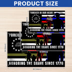 Forever in Our Heart 250 Years Flag | Military Grommet Flag for Veterans Day