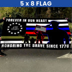 Forever in Our Heart 250 Years Flag | Military Grommet Flag for Veterans Day