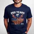 250 Years of Freedom T-shirt - We The People Patriotic Eagle Shirt