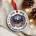 250 Years of Freedom Eagle Ornament | America Christmas Patriotic Decor