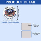 250 Years of Freedom Eagle Ornament | America Christmas Patriotic Decor