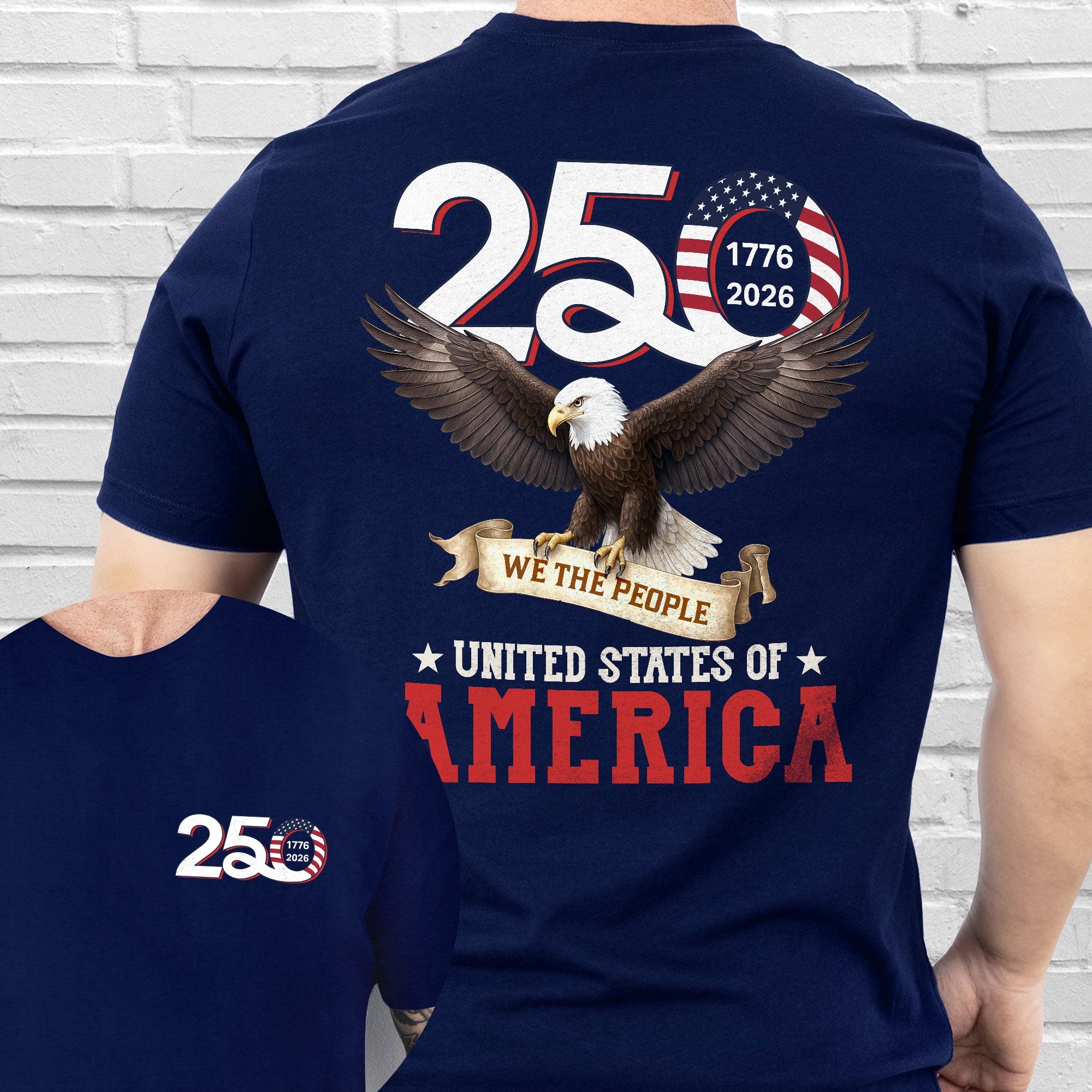 We the People T-Shirt, 250th Anniversary United States of America Shirt