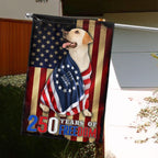 250 Years of Freedom Flag | Labrador Retriever Wrapped in Glory US Flag