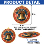 250 Years of Freedom Ornament | 1776 2026 Liberty July 4th Decoration