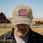 250 Years of America Washed Cap, Patriotic Liberty Embroidered Cap