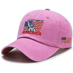 250 Years of America Washed Cap, Patriotic Liberty Embroidered Cap