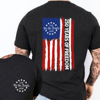 We the People T-Shirt, 250 Years of Freedom Betsy Ross Flag Shirt