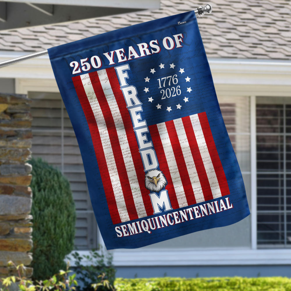 250 Years of Freedom Flag | 1776-2026 Semiquincentennial Decorative Flag