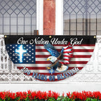 One Nation Under God Fan Flag, 250 Years of Blessing Eagle Bunting