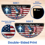 One Nation Under God Fan Flag, 250 Years of Blessing Eagle Bunting