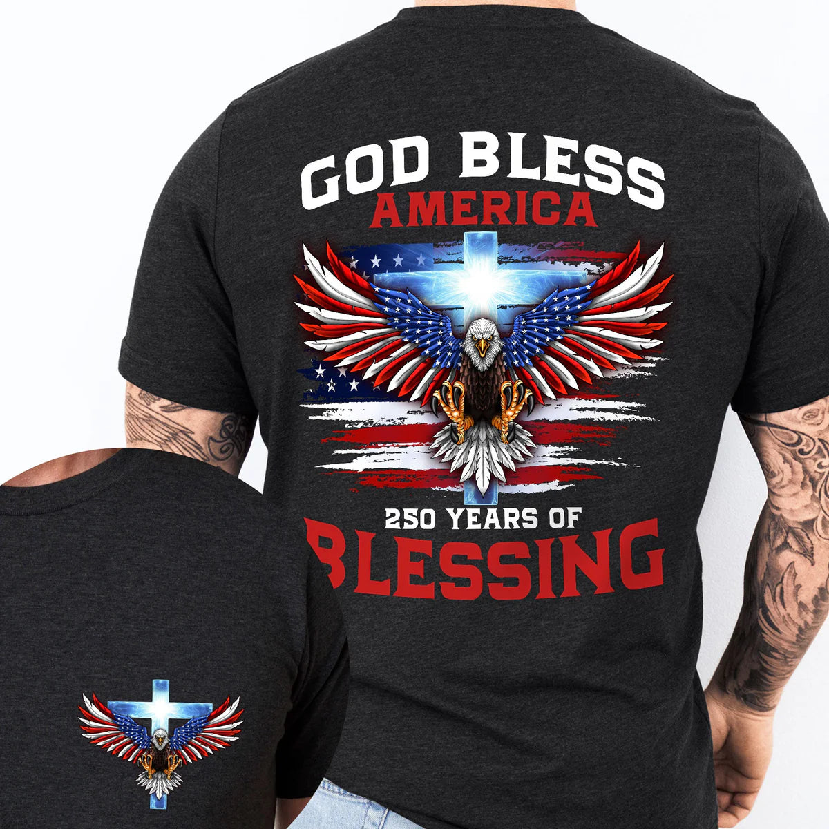 Retro Hawaii 250 Years of Freedom 1776 - 2026 Eagle Patriotic Shirt Statue Of Liberty, US Flag, Liberty Bell, 250th Anniversary Hawaiian Shirt 9I4