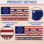 250 Years of Freedom Banner, We The People America Fence Banner