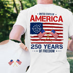 United States of America Shirt, 250 Years of Freedom T-shirt