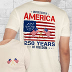 United States of America Shirt, 250 Years of Freedom T-shirt