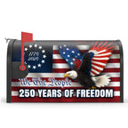 We The People Mailbox Cover Patriotic Decor for 250 Years of Freedom