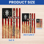 250 Years of Blessing Flag, 1776 2026 We The People Christian Cross Decor