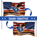 SC 250th Anniversary Flag, South Carolina State USA Eagle Grommet Flag