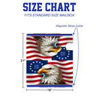 1776 2026 Patriotic Eagle Betsy Ross Mailbox Cover for Decoration