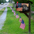 Black Angus Cattle 1776 2026 Proud Cow Farm Life Mailbox Cover