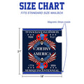 250 Years of Freedom Patriotic Eagle Mailbox Cover for Decoration
