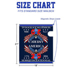 250 Years of Freedom Patriotic Eagle Mailbox Cover for Decoration