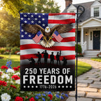 Patriotic Eagle Betsy Ross 250 Flag for 250 Years of Freedom Anniversary