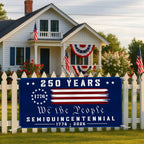 Betsy Ross 250, 250th Anniversary Semiquincentennial Fence Banner