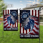 Patriotic Horse Flag, 250 Years Strong Patriotic Horse 4th Of July US Flag