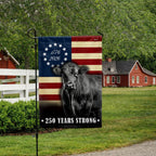 250 Years Strong Black Angus Cattle 1776 2026 Farmhouse Patriotic Decor