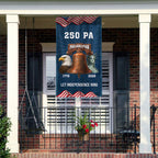 250 PA Philadelphia State Flag, 1776 2026 Let Independence Ring American Flag